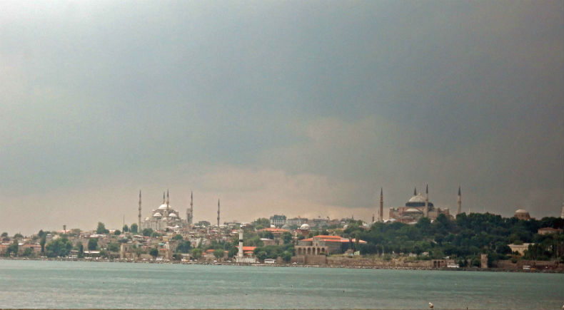 Lado europeu de Istambul